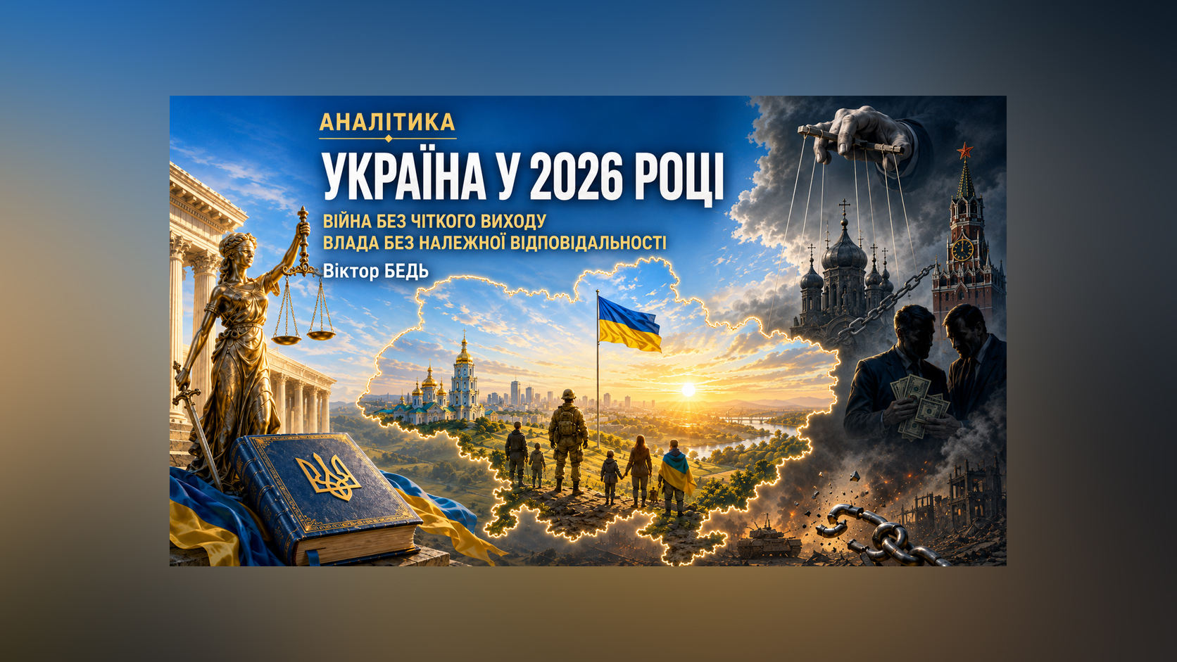 УКРАЇНА У 2026 РОЦІ: ВІЙНА БЕЗ ЧІТКОГО ВИХОДУ, ВЛАДА БЕЗ НАЛЕЖНОЇ ВІДПОВІДАЛЬНОСТІ