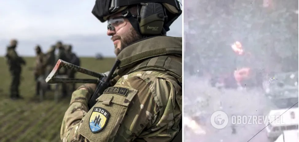 “Азов” завдав потужного удару по російських окупантах в Україні. Відео