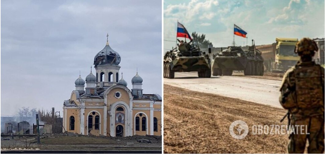 “Прийшов “русскій мір”: на Житомирщині показали зруйновані окупантами церкву та центр міста
