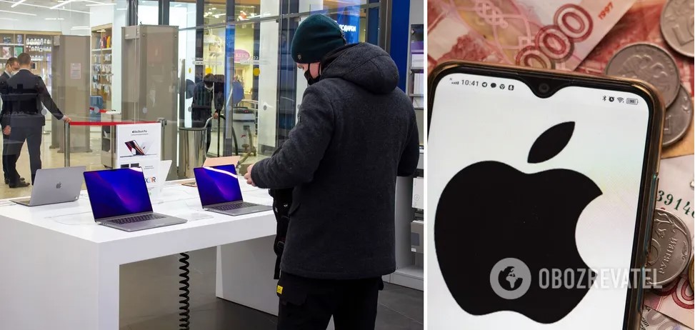 У Росії дефіцит техніки Apple: ноутбуки подорожчали на 142%, а iPhone – на третину