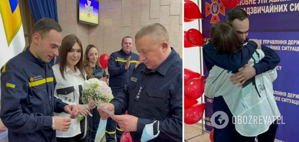 І цю країну хочуть перемогти? На Одещині рятувальники організували колезі “військове” весілля. Фото