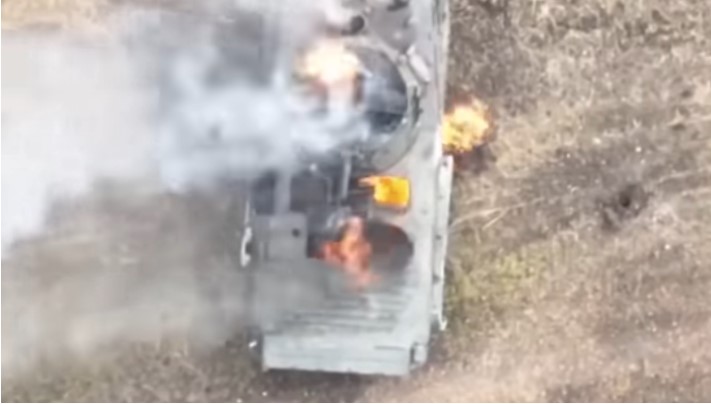 Морпіхи спалили за добу два танки й три БМП росіян