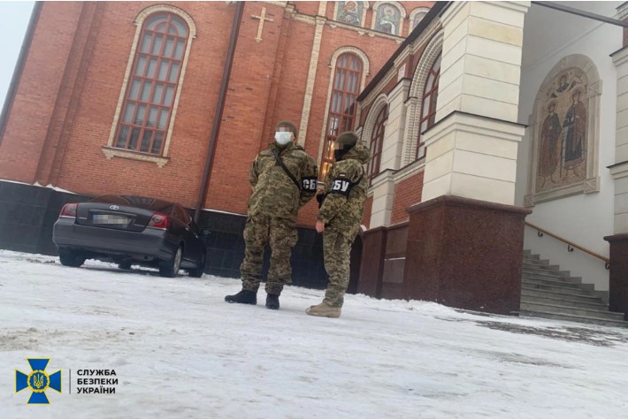 СБУ прийшла до кафедрального собору моспатріархату в Борисполі