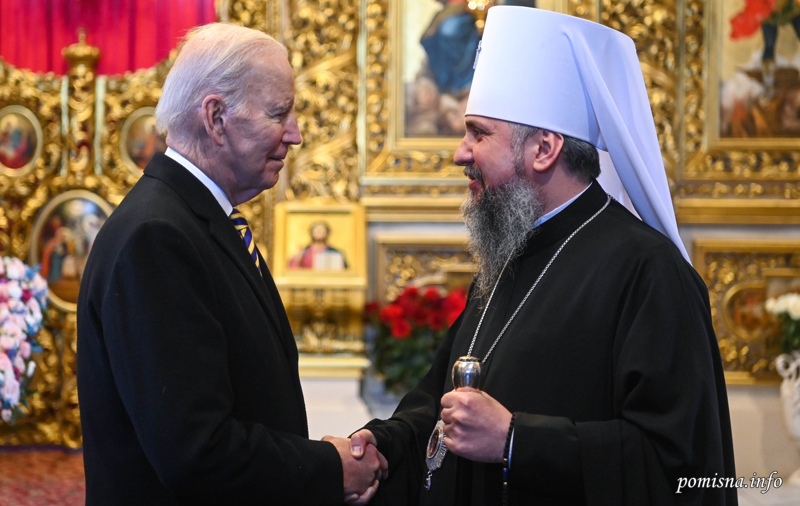 Президенти США і України відвідали Михайлівський Золотоверхий собор