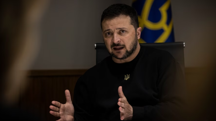 WP видаляла з інтерв’ю Зеленського фрагмент про контакти Пригожина і ГУР, але потім повернула