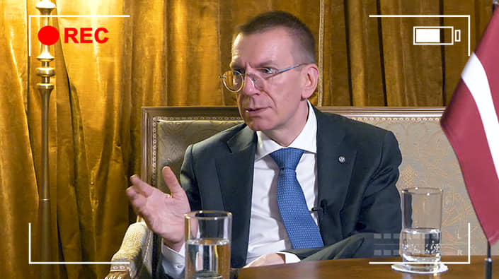 Реальність розпаду Росії, шлях до НАТО, покарання Угорщини. Інтерв’ю нового президента Латвії