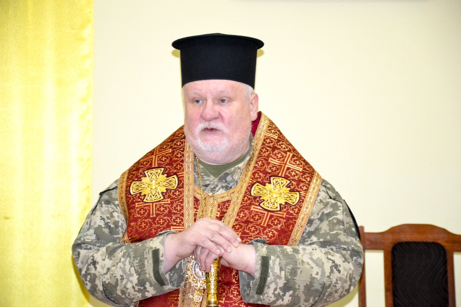 Вітання єпископа Мукачівського і Карпатського Віктора Бедь українським капеланам з Днем військового капелана