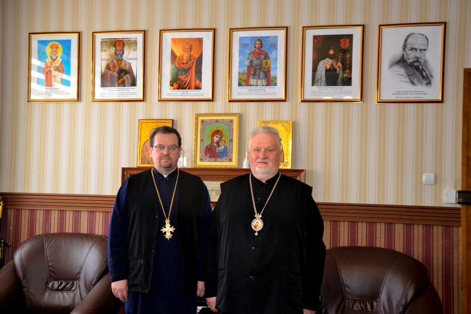 Єпископ Мукачівський і Карпатський Віктор Бедь провів зустріч з протоієреєм Віталієм Моцкусом, представником парафій Вселенського патріархату в Литві