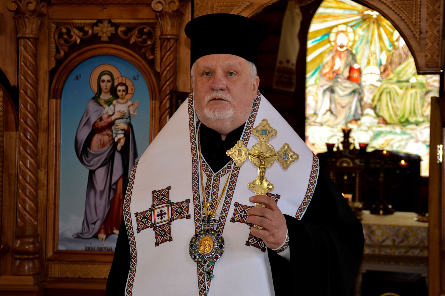 Єпископ Мукачівський і Карпатський Віктор Бедь відслужив молебень за мир, перемогу та благополуччя в Україні до 6-тої річниці отримання Томосу про автокефалію Православної Церкви України