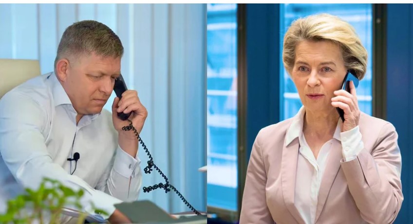 Фіцо заявив, що глава Єврокомісії лаяла його під час розмови. А потім сказав, що це був жарт