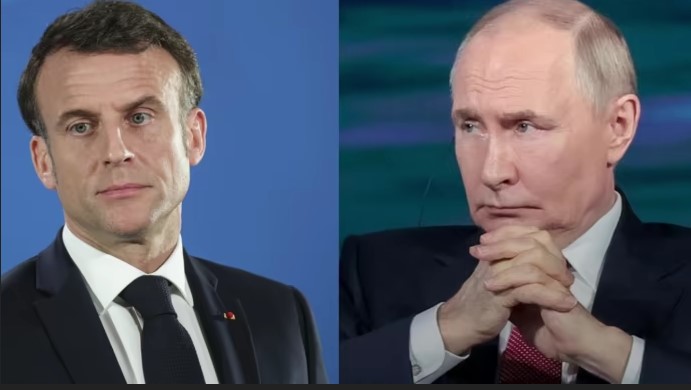 Уперше з вересня 2022 року Макрон і Путін провели телефонну розмову