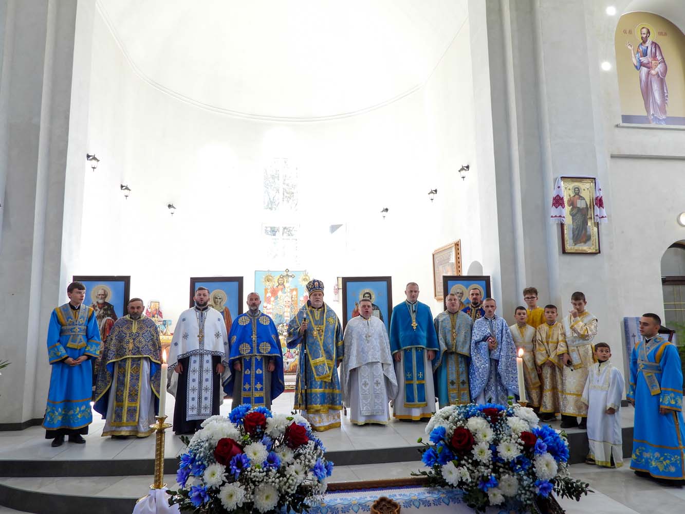У день вшанування Лазещинської ікони Богородиці єпископ Віктор Бедь очолив Божественну літургію в с. Лазещина та звершив священицьку хіротонію над дияконом Романом-Мироном Кувіком