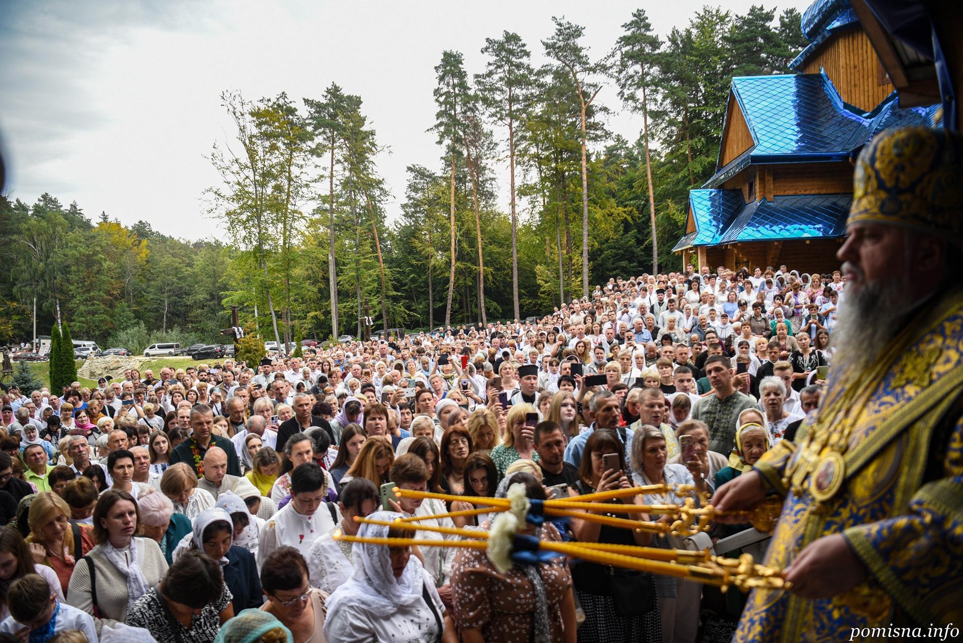 Митрополит Епіфаній очолив Божественну літургію в Заглині – на місці явлення Пресвятої Богородиці