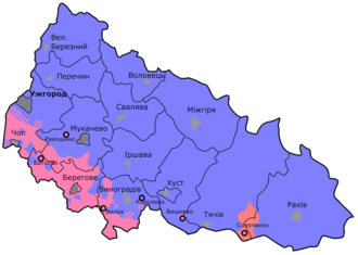 Найбільші міста Закарпатської області: топ-7 з описами
