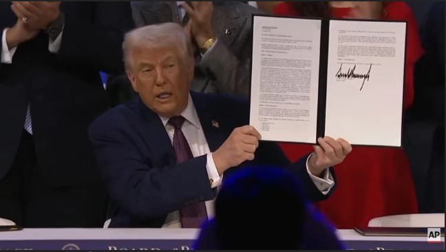 Трамп у Давосі запустив свою Раду миру, де нема головних європейських союзників