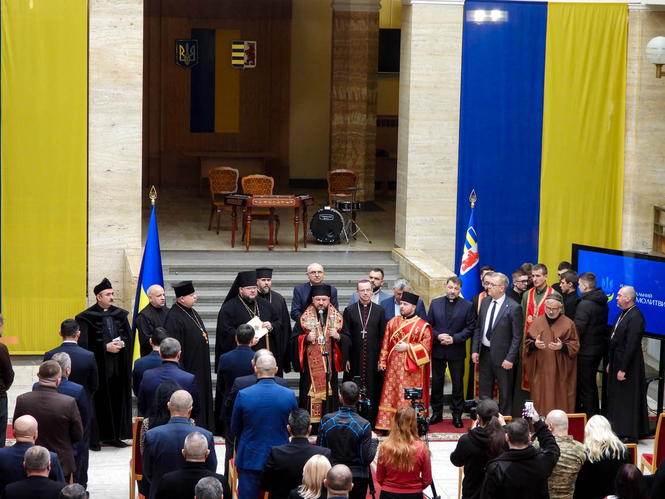 Представники Мукачівсько-Карпатської єпархії ПЦУ взяли участь у заходах з нагоди Національного дня молитви в м. Ужгороді