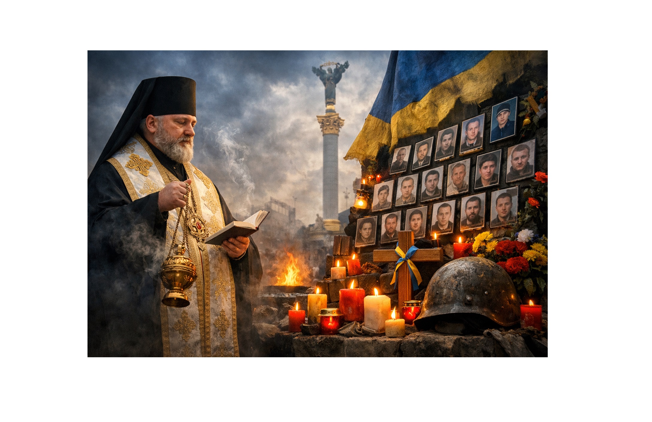 Єпископ Мукачівський і Карпатський Віктор Бедь відслужив літію за полеглими Героями Революції Гідності