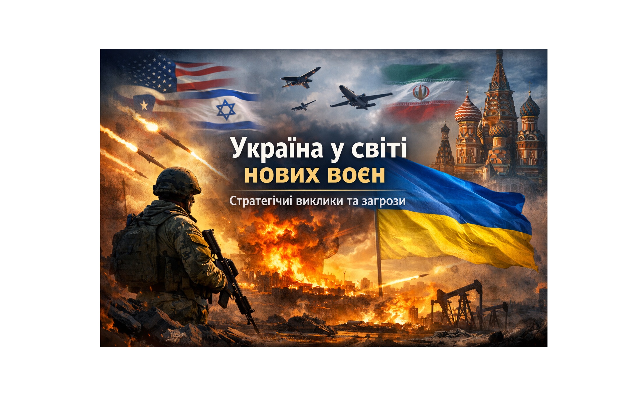 Україна у світі нових воєн: стратегічні виклики, ризики та інтереси держави на тлі війни США, Ізраїлю та Ірану