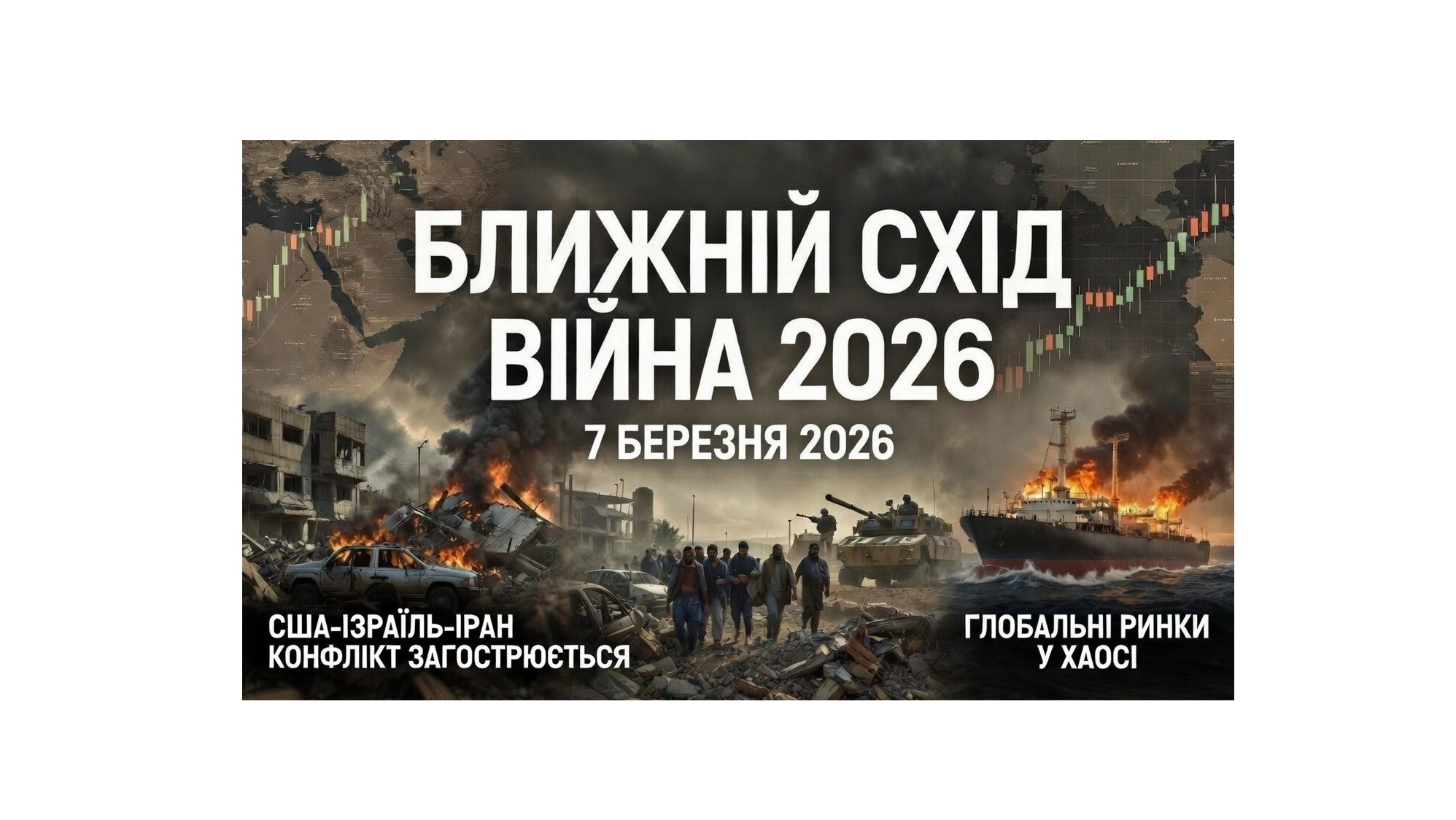 Близький Схід після 28 лютого: війна, що вже б’є по світу – станом на 7 березня 2026 року