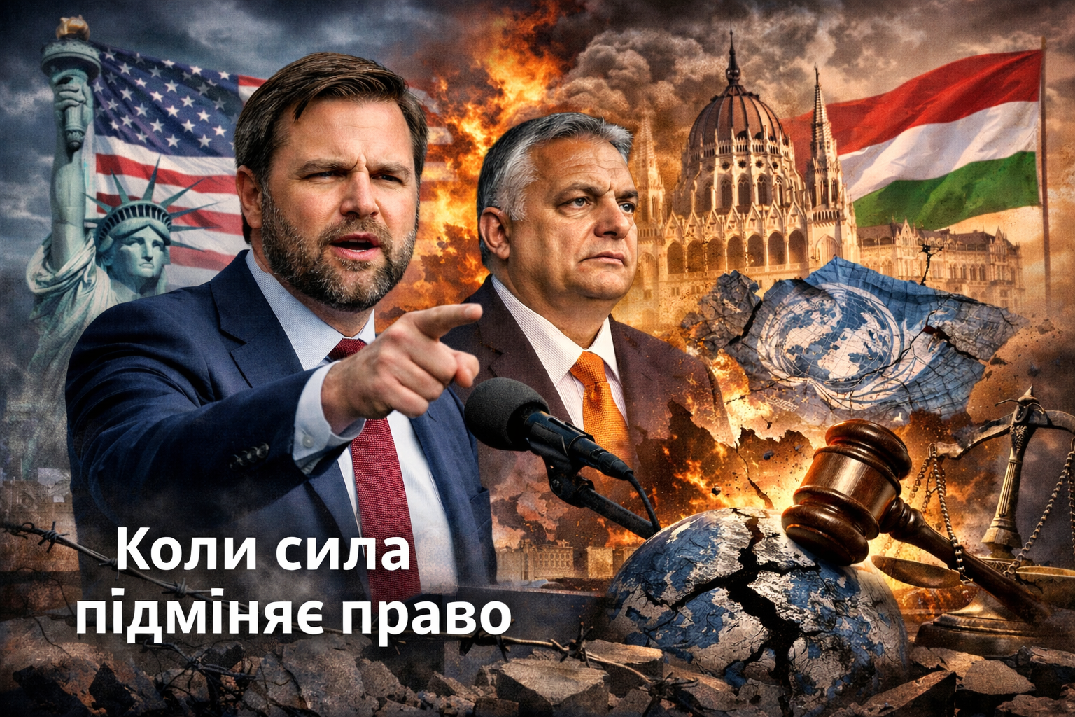 Віцепрезидент США Джей Ді Венс у Будапешті: відкрите втручання у вибори в Угорщині та демонтаж міжнародного права